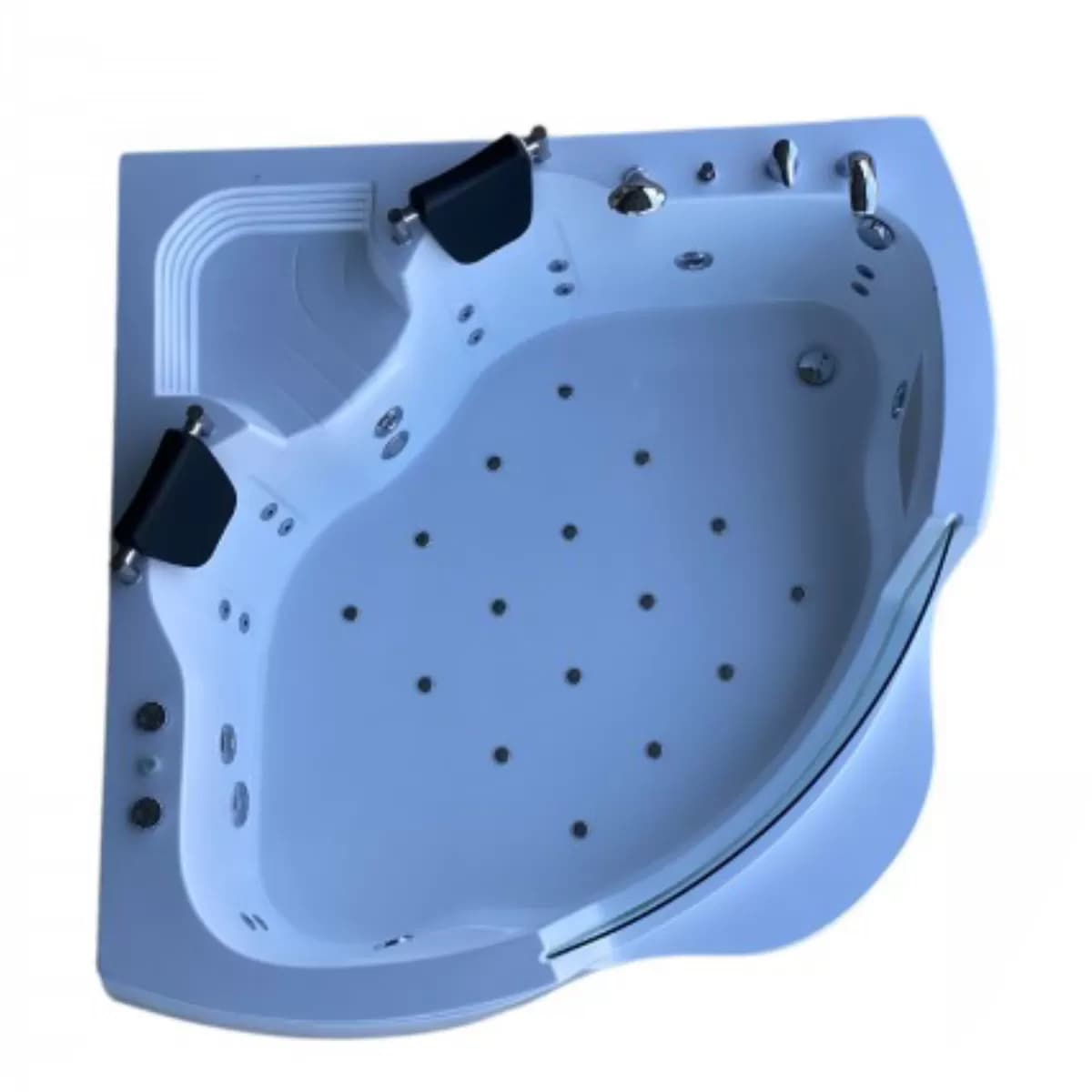 Köşe Oval Camlı Jakuzi 160 X 160 H 65 — Çift Kişilik Jakuziler