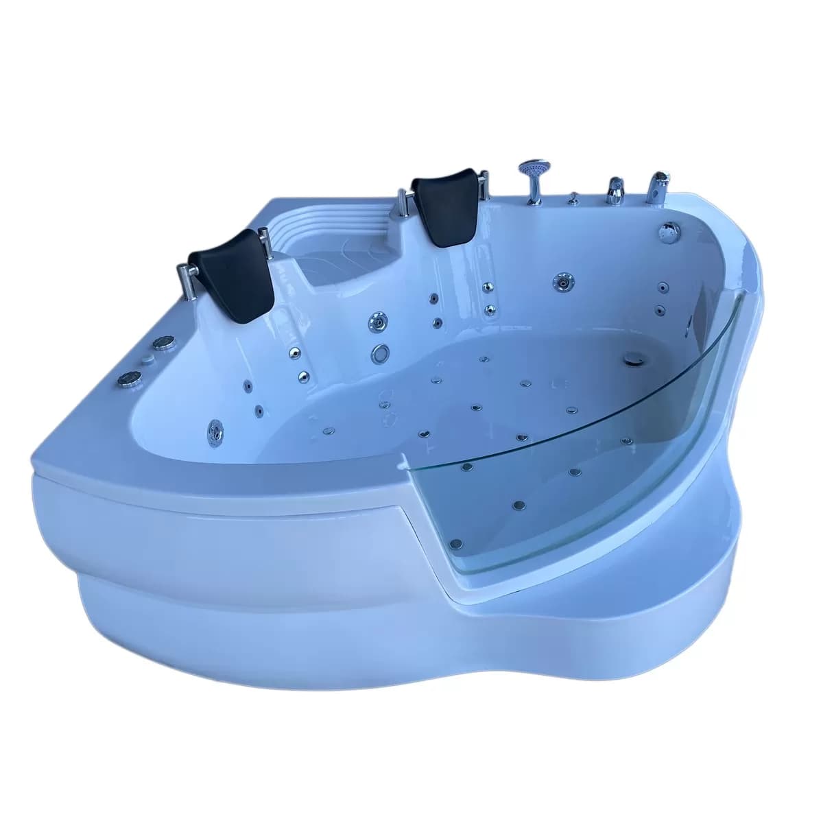 Köşe Oval Camlı Jakuzi 160 X 160 H 65 — görsel 2