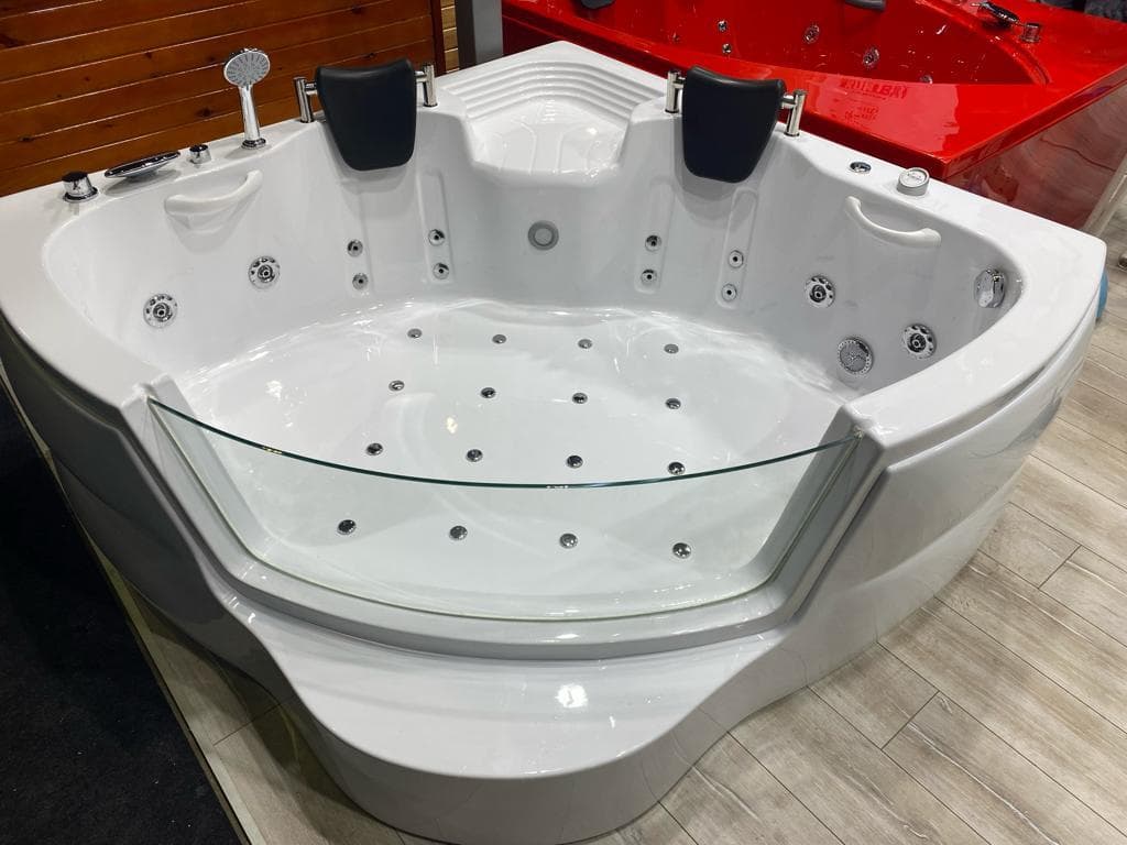Köşe Oval Camlı Jakuzi 160 X 160 H 65 — görsel 6