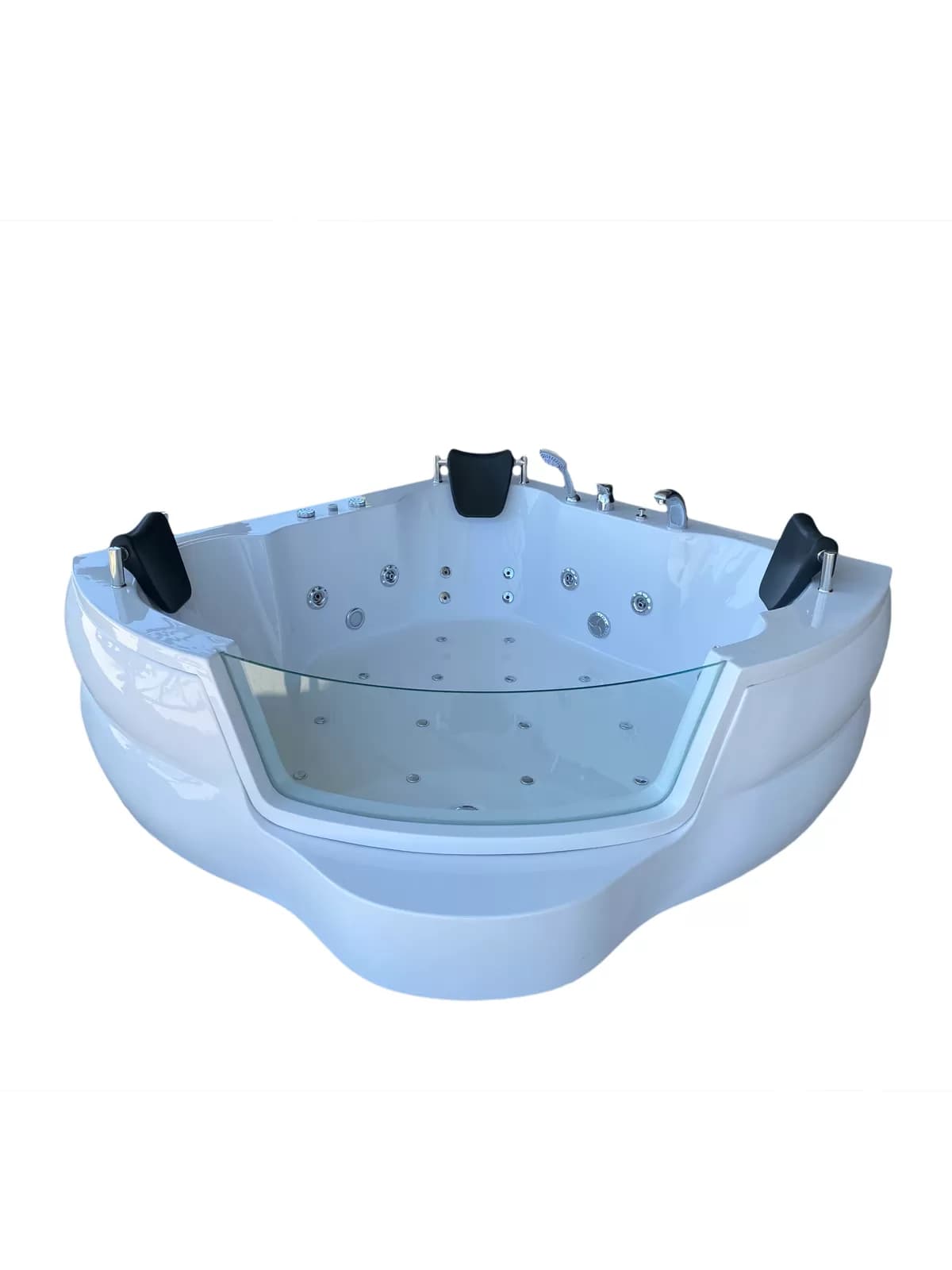 Köşe Oval Camlı Jakuzi 170 X 170 H 65 — görsel 3