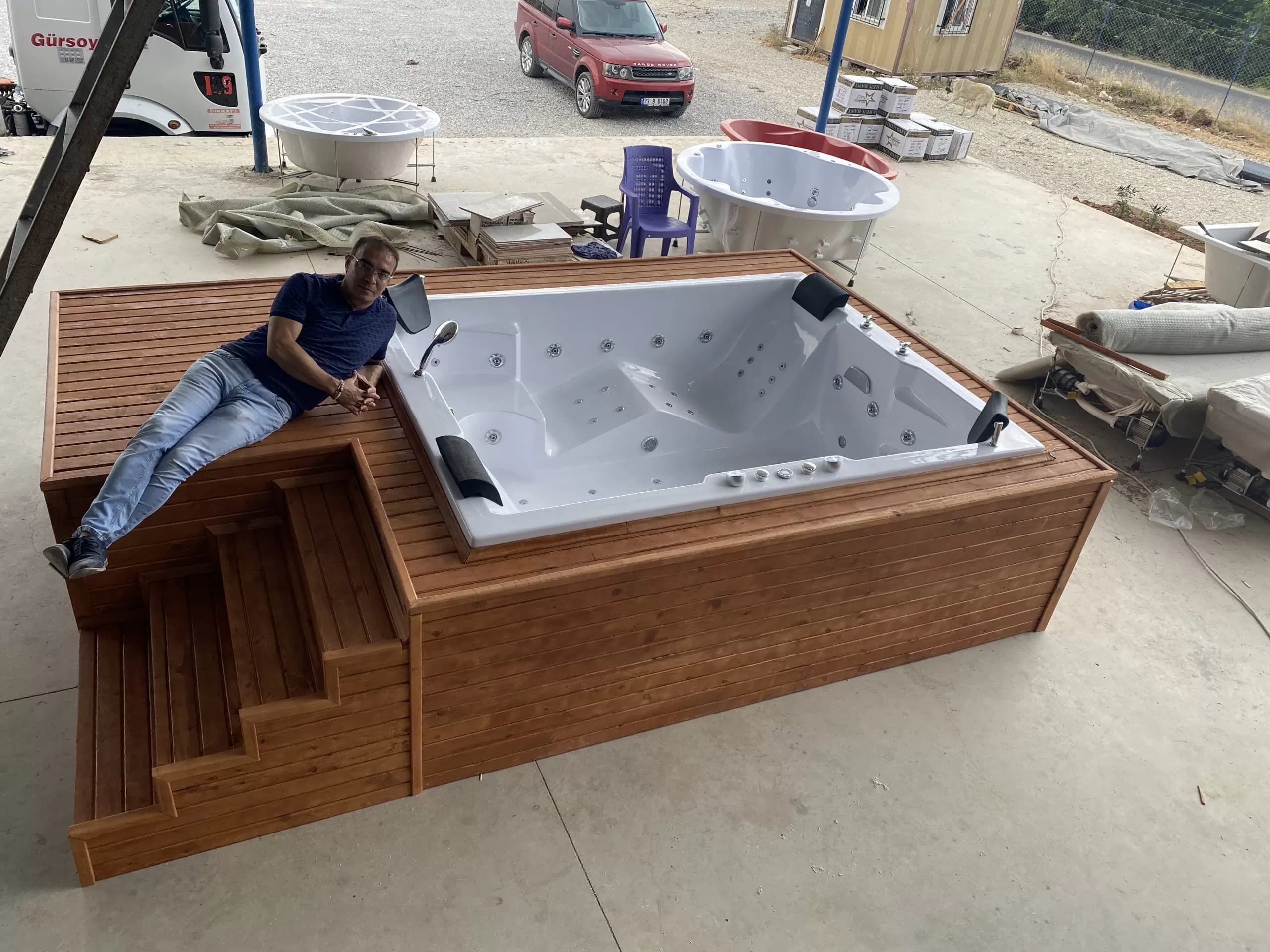 4 Kişilik Spa Jakuzi 195 × 250 H90 — görsel 3