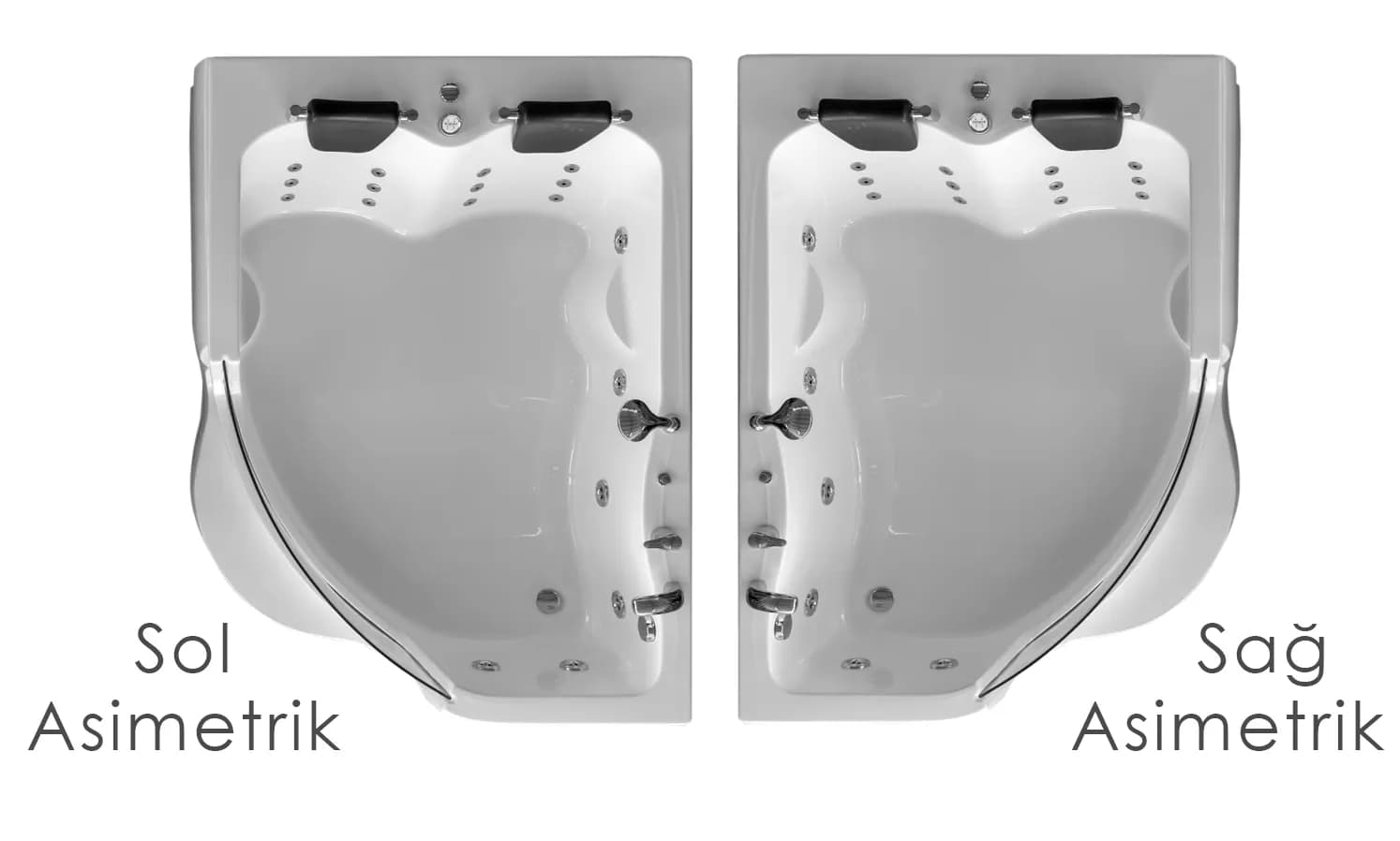 Asimetrik Camlı Jakuzi 131 X 181 H 65 — görsel 6